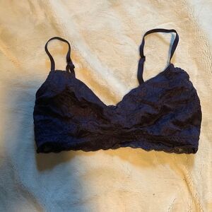 Dark blue lace bralette size small